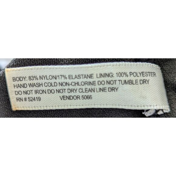 Francesca’s Swim "Mermaid Off Duty" One Piece Tie Back Swimsuit  Sz L - Picture 4 of 11